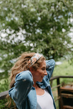 Flutterby Bandana | Afternoon Sonnet - Green Ditsy Floral