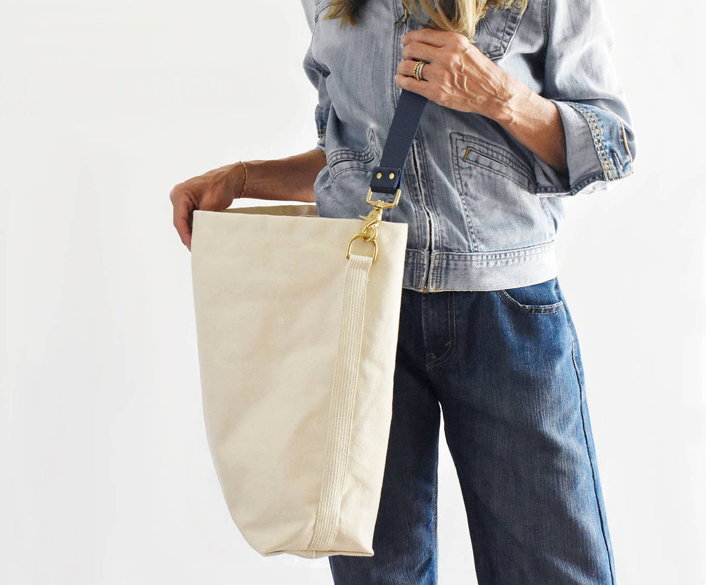 Ivory Tote Bag- Only tote - WITHOUT STRAP