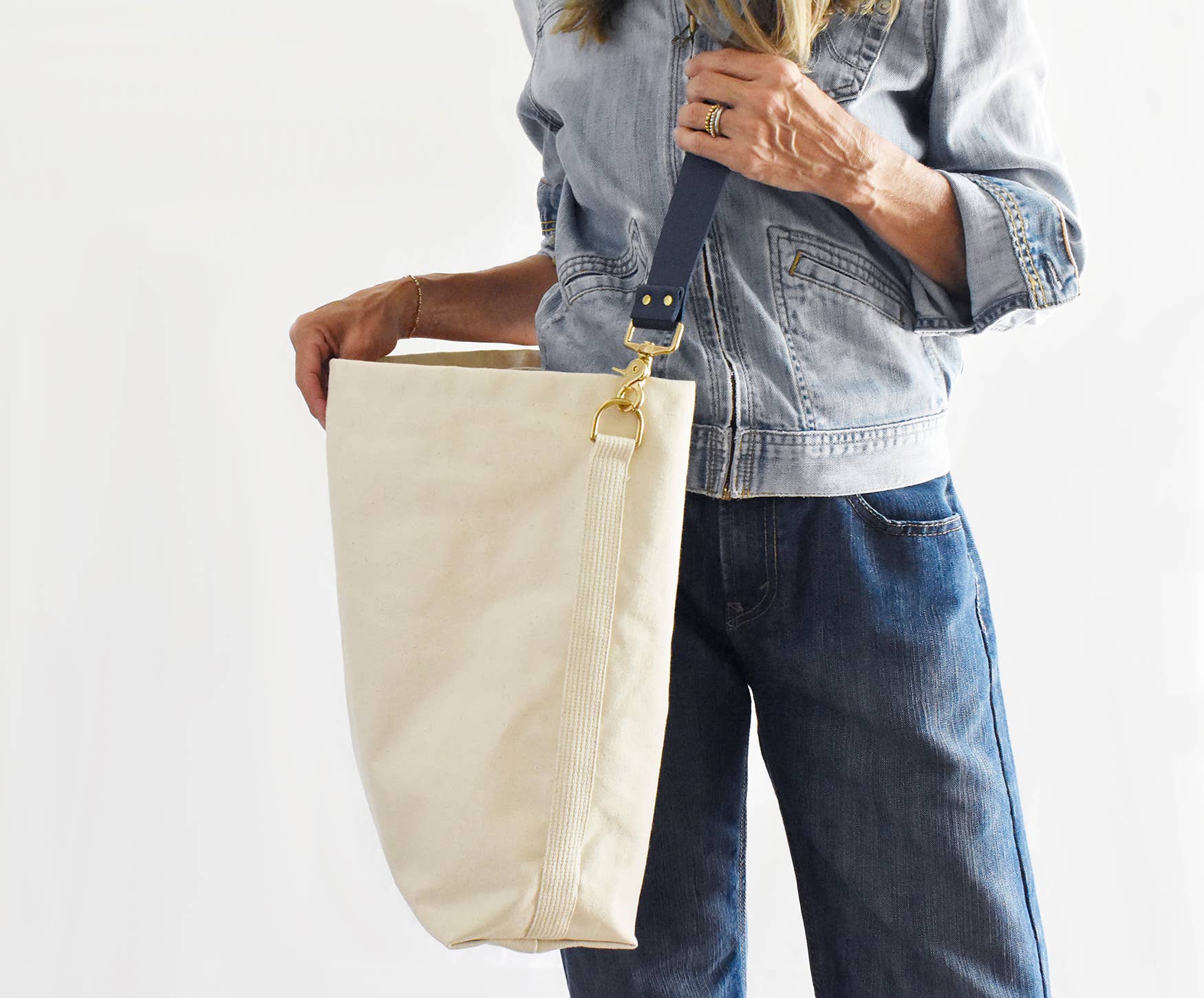 Ivory Tote Bag- Only tote - WITHOUT STRAP