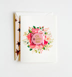 Oh Happy Day with Glitter Greeting Card