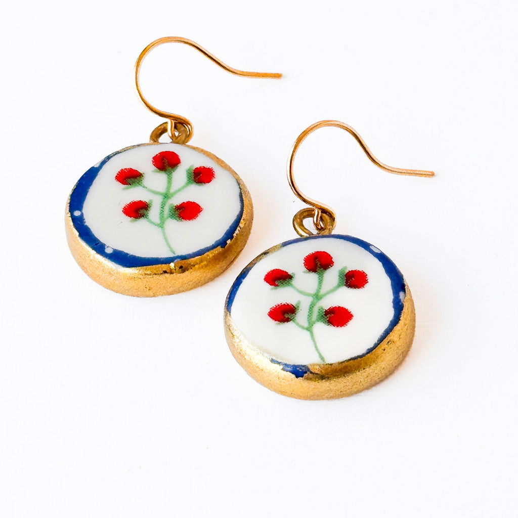 Cherry Tomato Drop Earrings