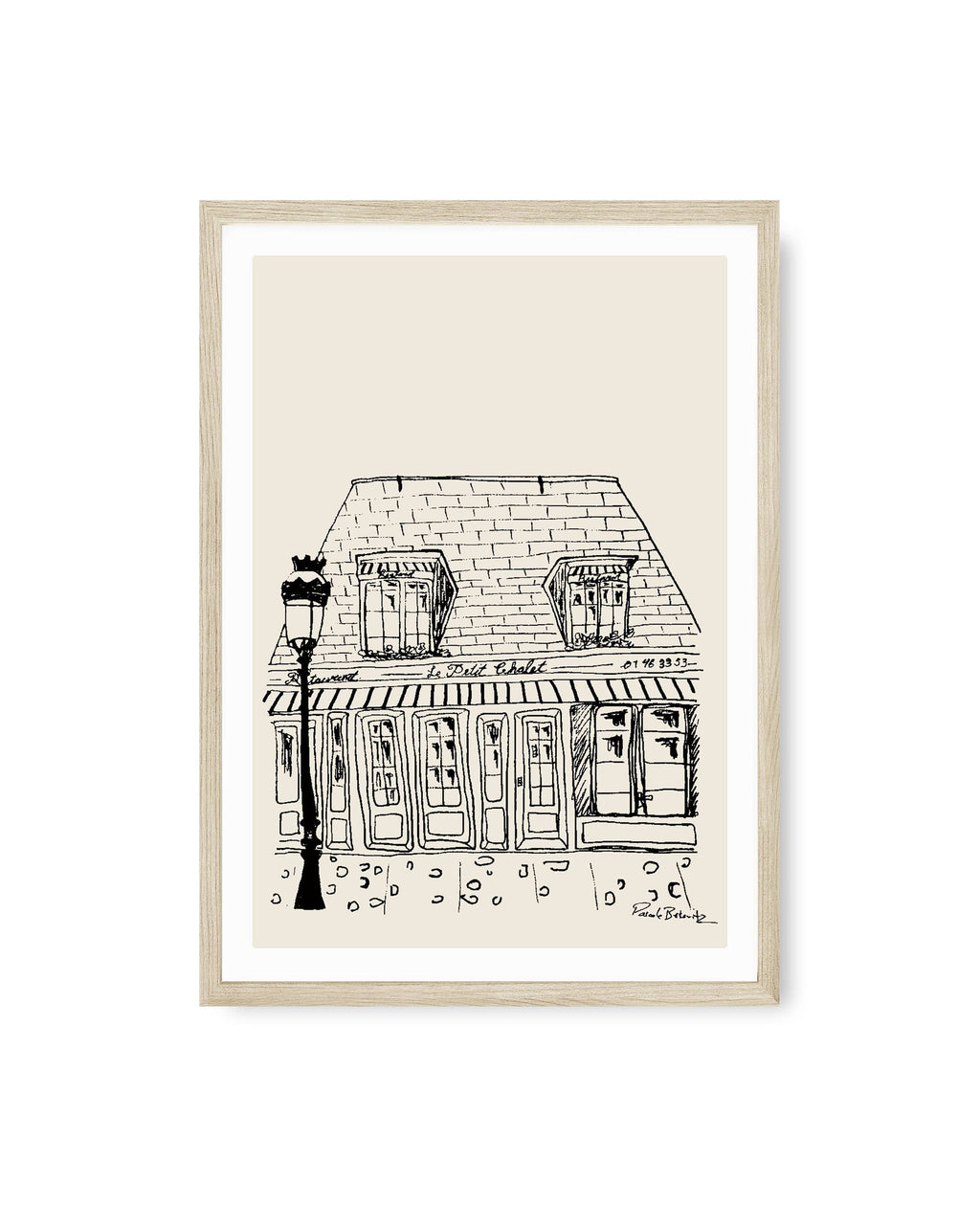 Le Petit Chateau, Paris, France, Giclée Fine Art Print
