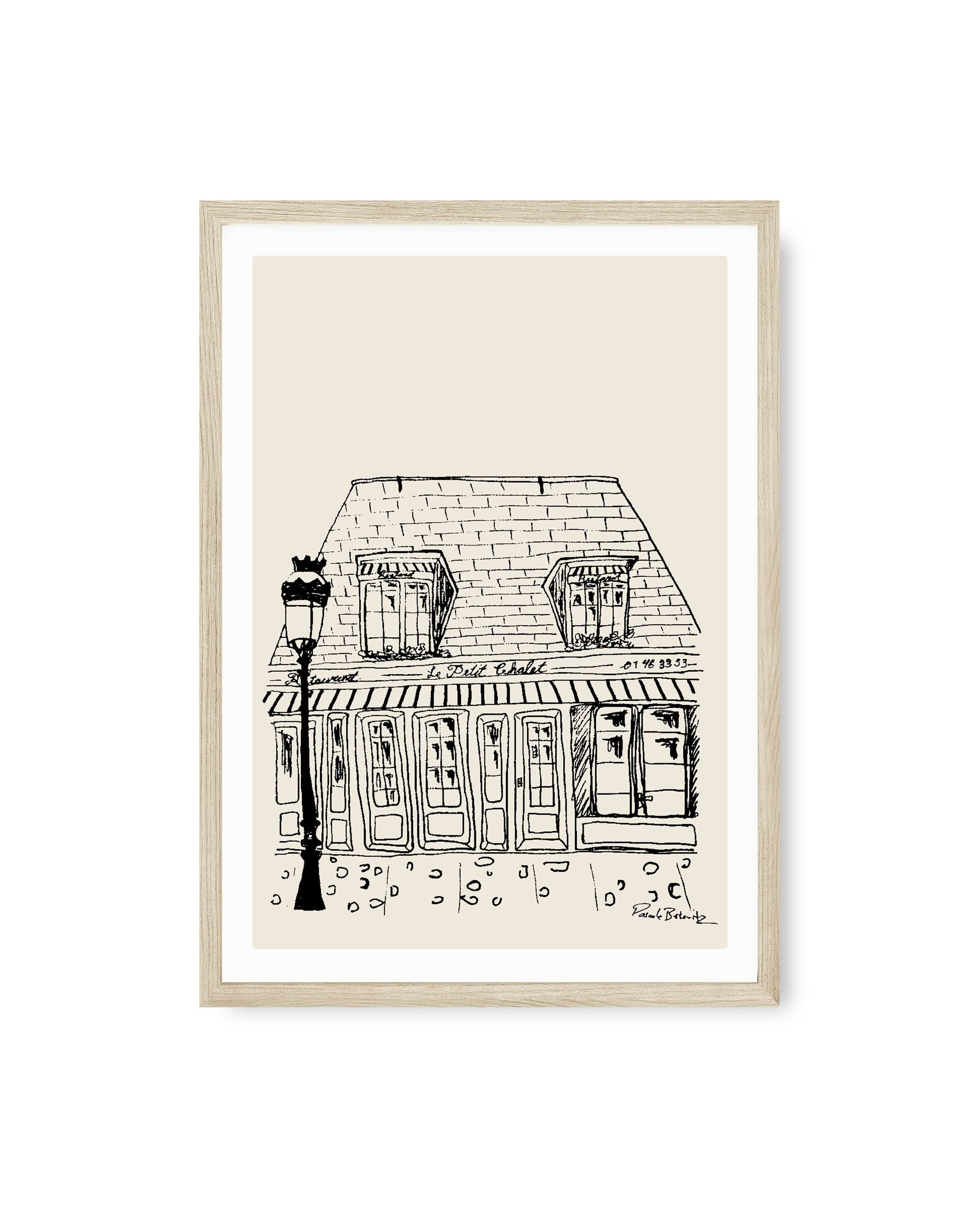Le Petit Chateau, Paris, France, Giclée Fine Art Print
