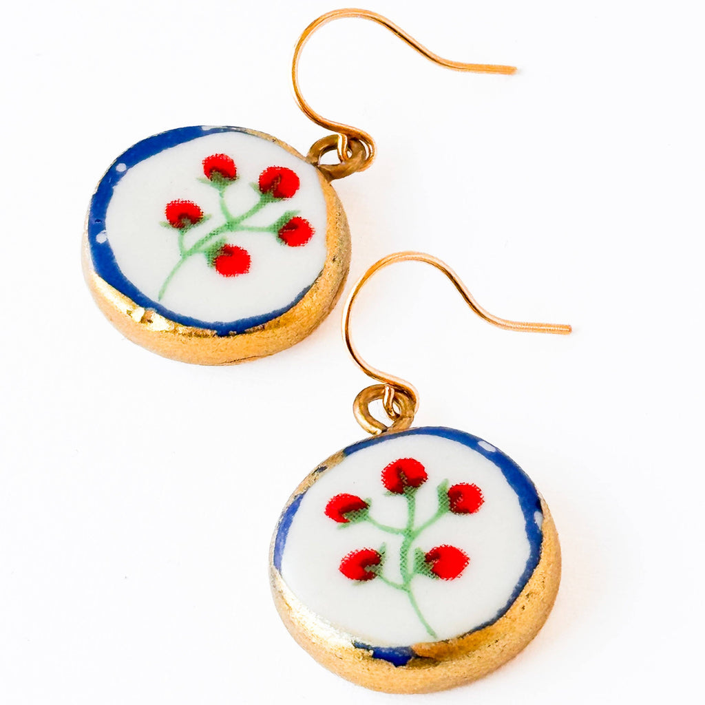 Cherry Tomato Drop Earrings