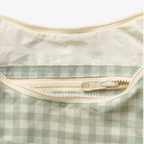 Green Gingham - Large Slouchy Shoulder Bag