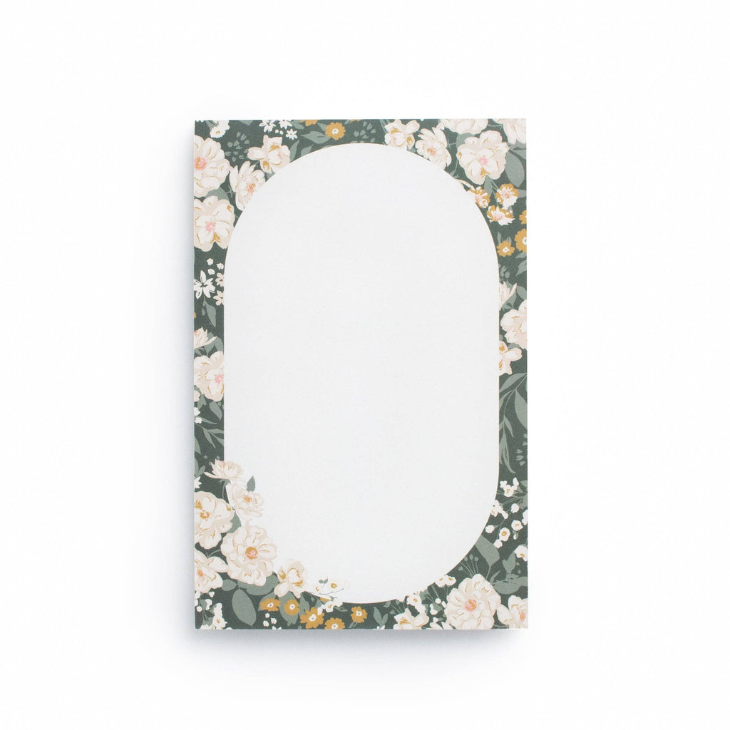 Blossom Large Notepad | Green Meadow Floral