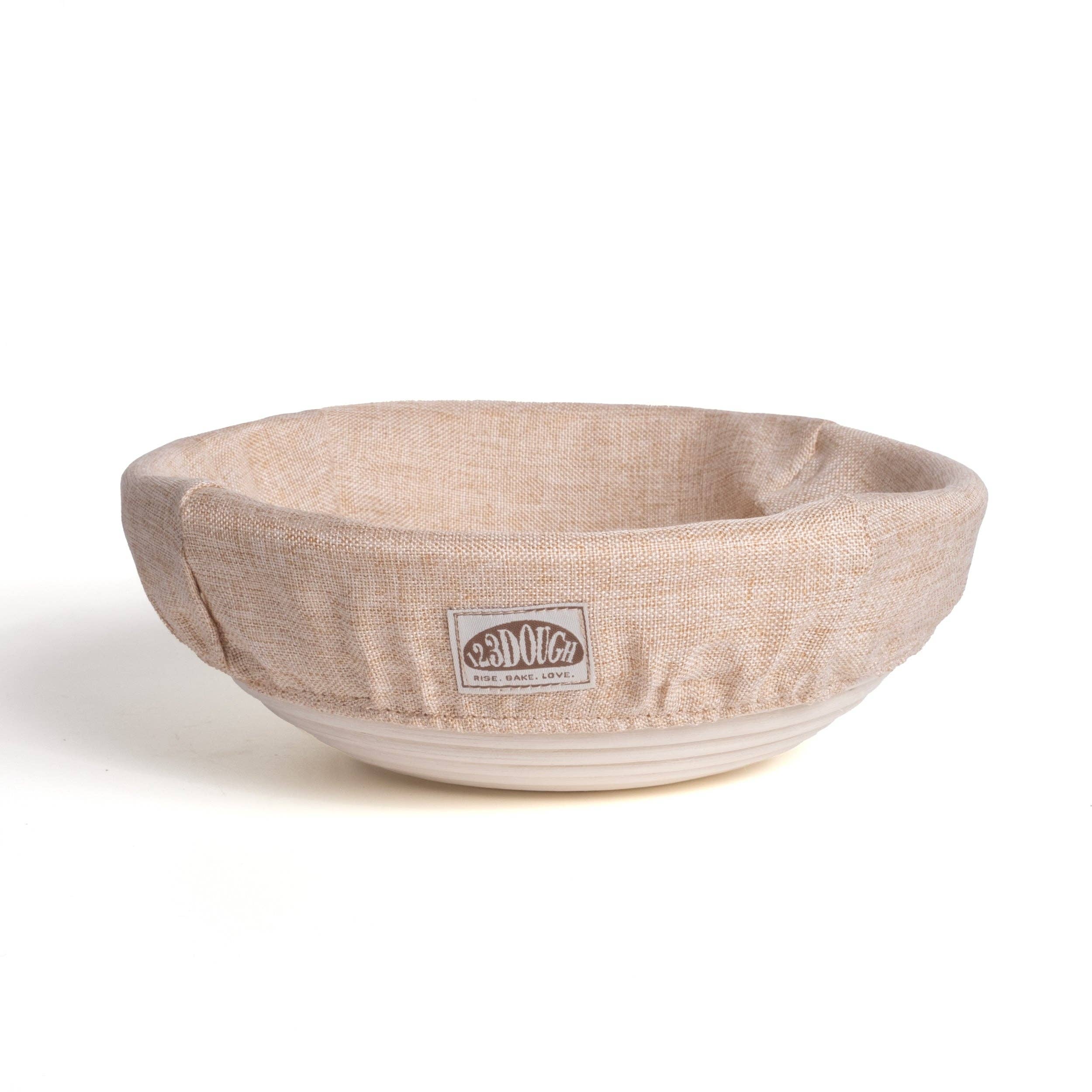 8.6" Round Proofing Bread Basket with Liner