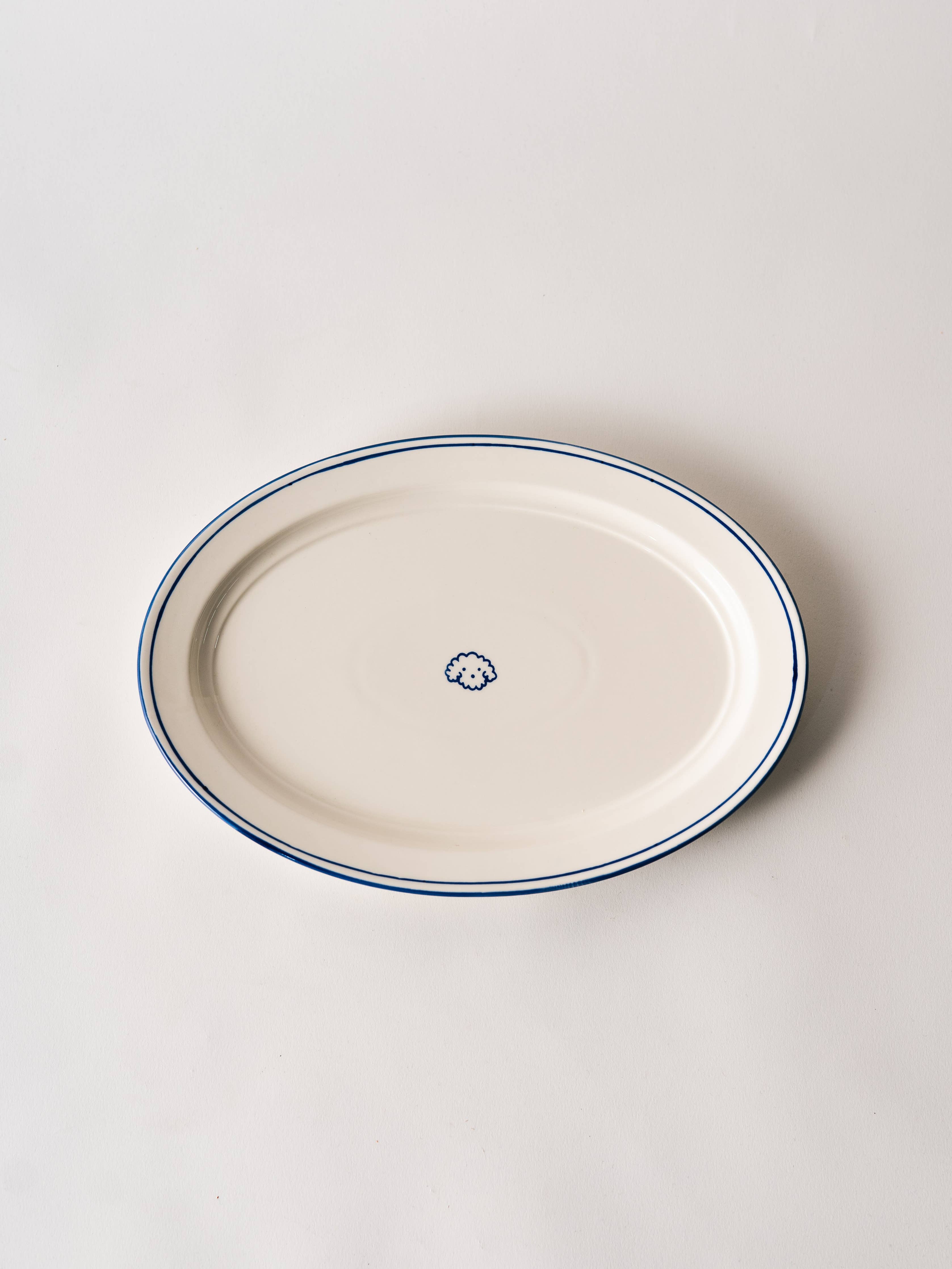Melrose Icon Serving Platter - Fluffy "Dog