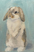 "Shy Bunny": 5x7
