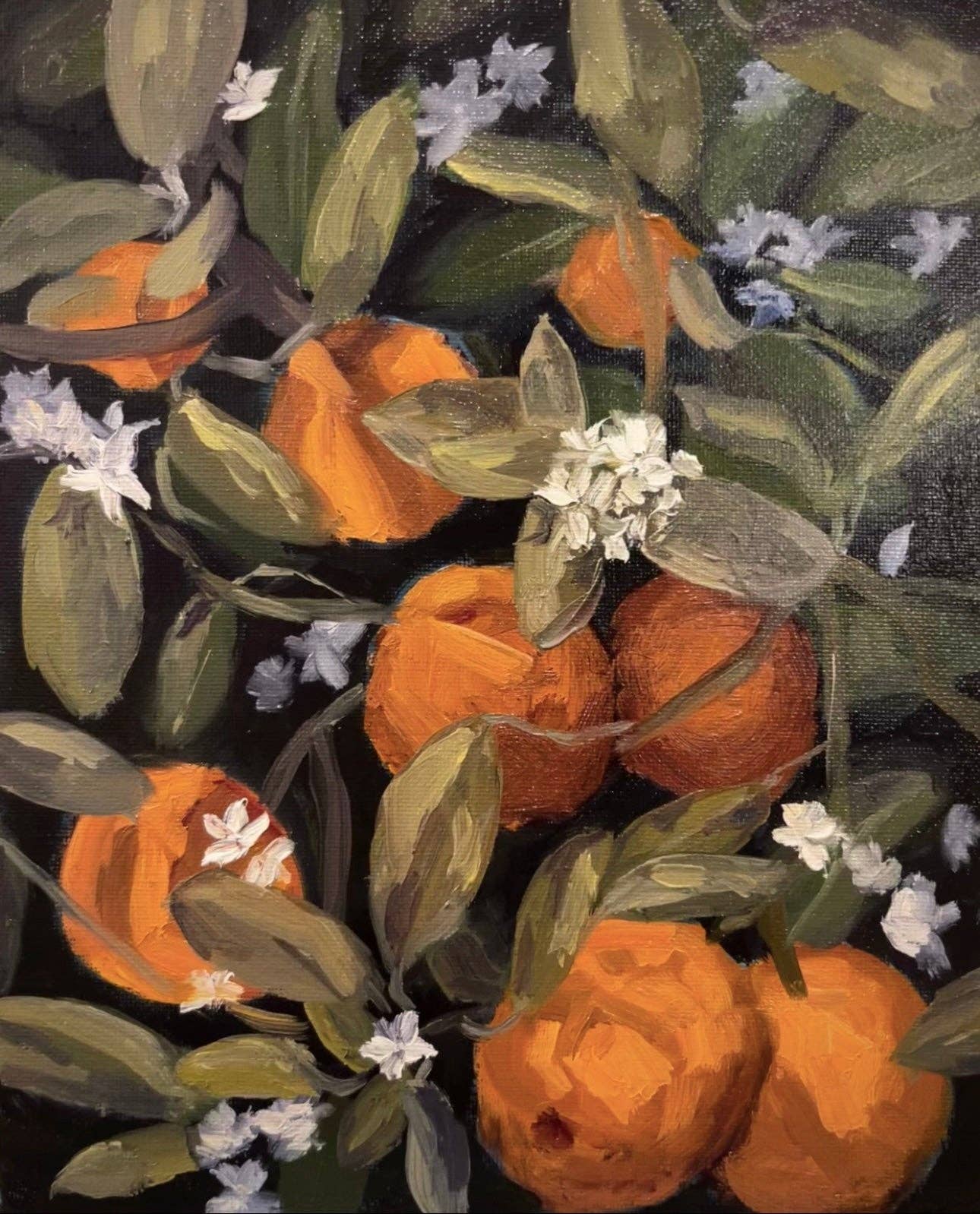 "Orange Blossoms" Print: 5x7