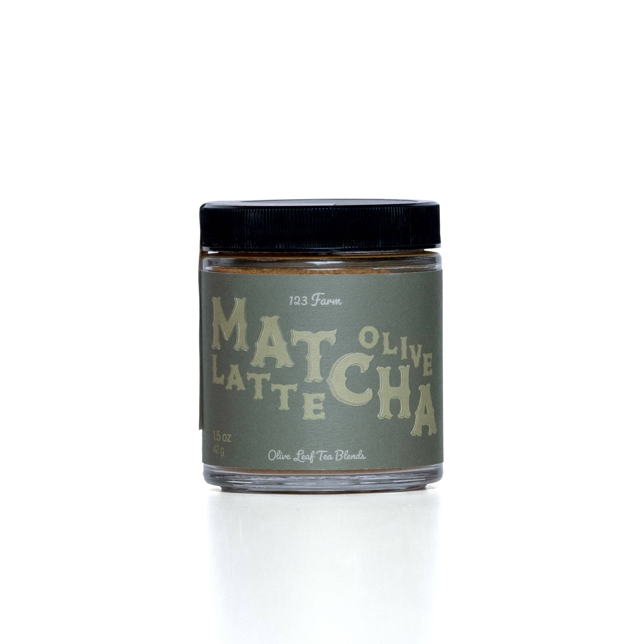 Olive Leaf Tea: Olive "Matcha" Latte