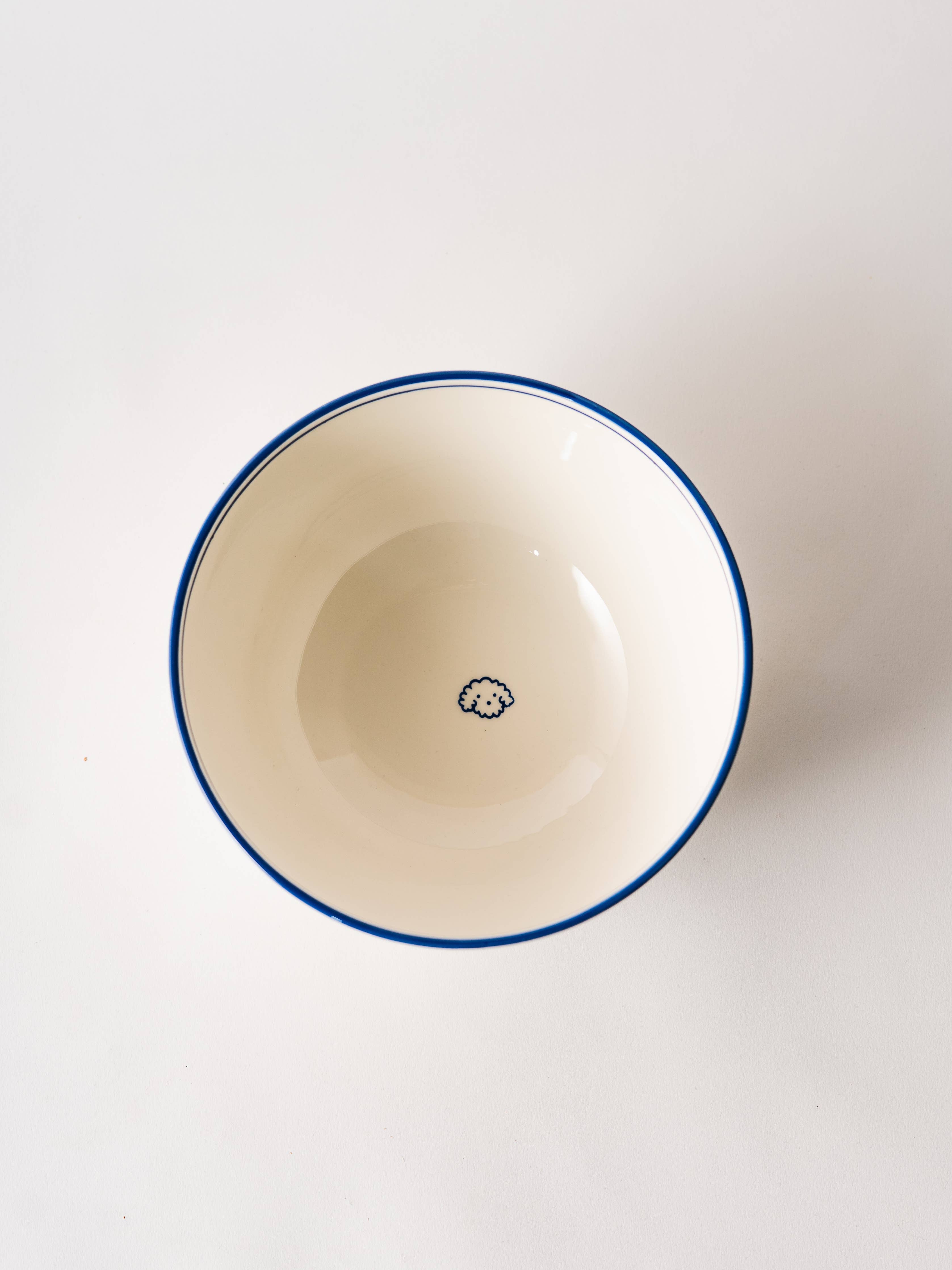 Melrose Serving Bowl - Fluffy "Doodle" Dog