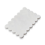 Scalloped Rectangle Marble Board White Everyday
