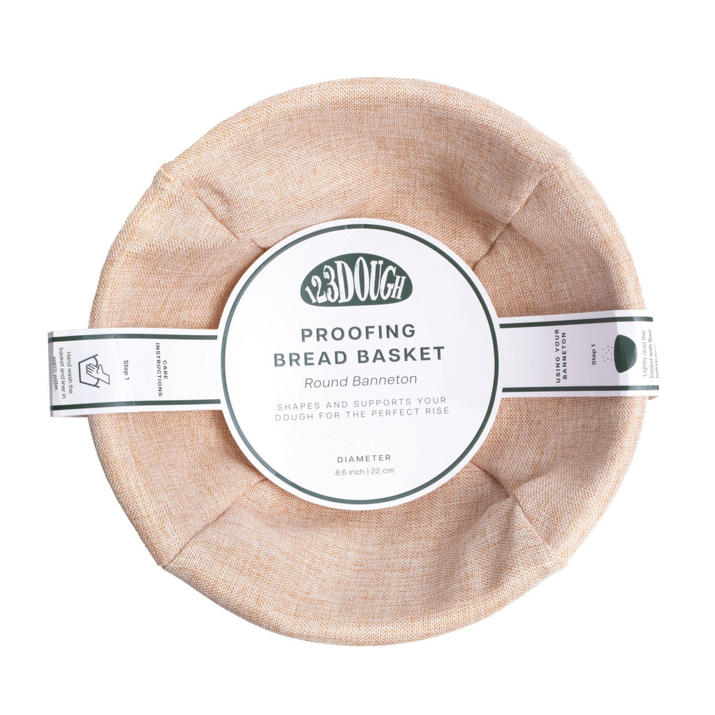 8.6" Round Proofing Bread Basket with Liner