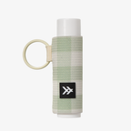 Green Gingham - Chapstick Holder Keychain