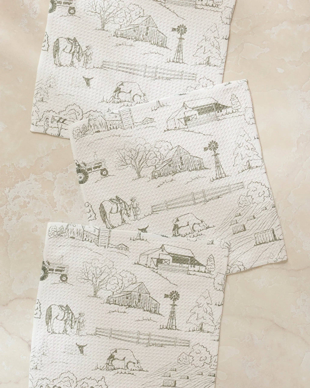 Farmyard Dishcloth Set