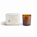 Silverbloom Candle| Soy Wax Amber Glass Gold Foil Box