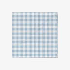 Blue Gingham Luxe Washcloth Set