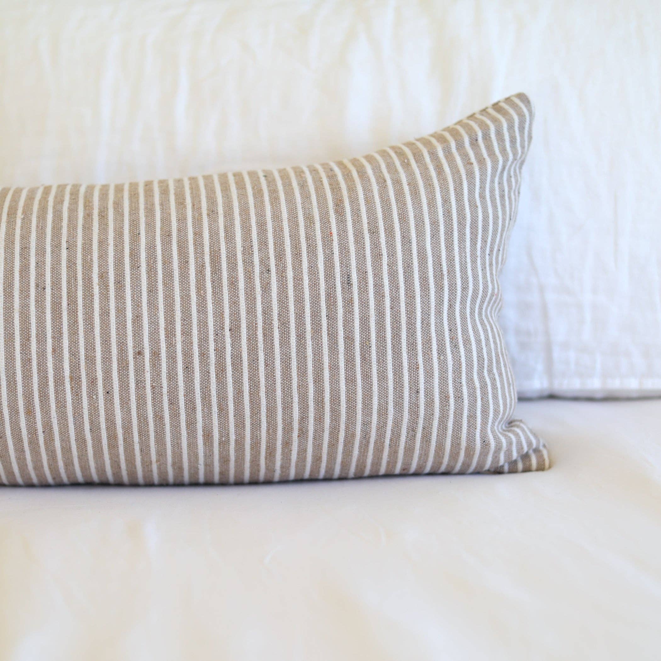 June In Tan Lumbar - 12x20" Pillow Cover
