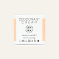 Vanilla Honey Deodorant Cream - Spring Seasonal