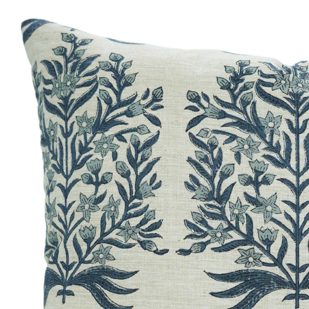 Bohemian Block Linen Blend Cushion Cover - Vrindavan 20X20