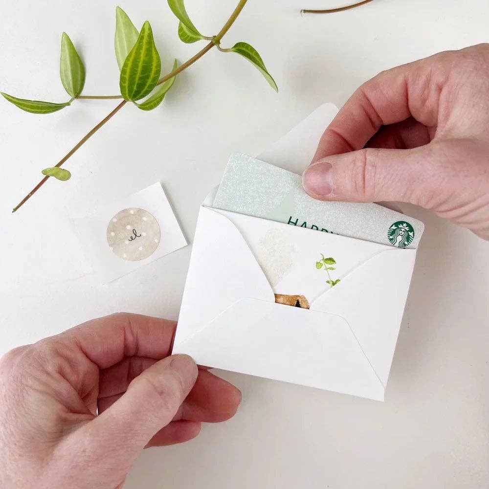 Party hat mini enclosure notecard