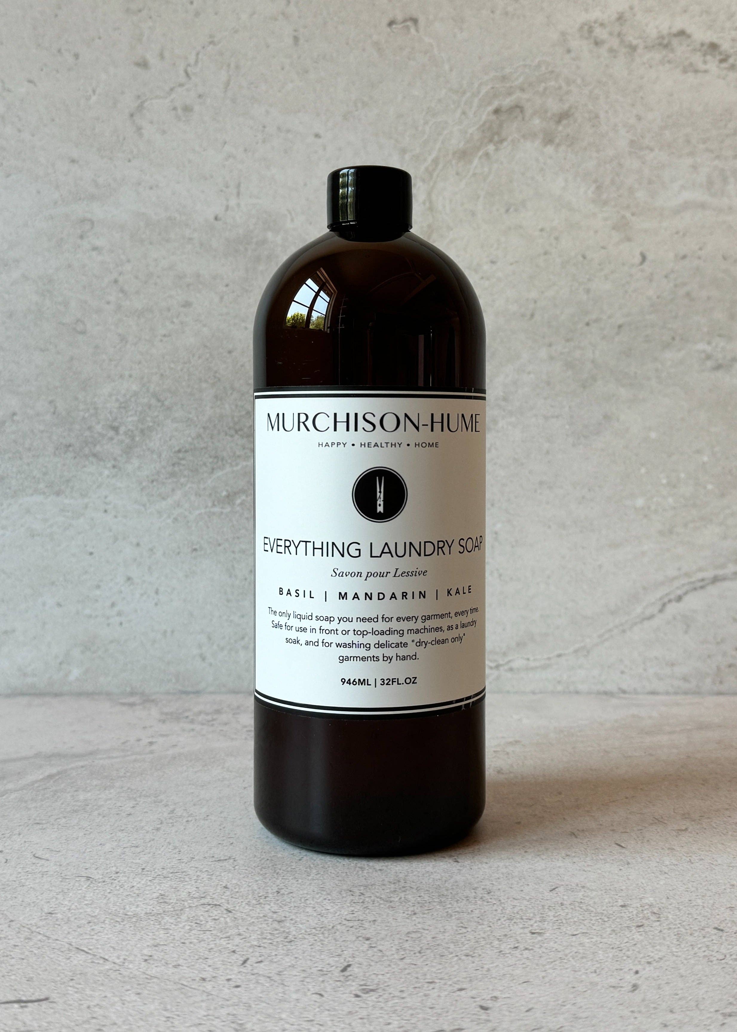 Murchison-Hume Everything Laundry Soap | Gentle & Effective
: Basil Mandarin Kale