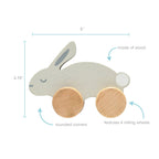 Wooden Toy Bunny, Baby & Toddler Toy, Nursery Decor