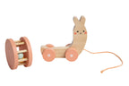 Snail Wooden Pull Toy, Rattle Shell, Baby or Toddler Toy