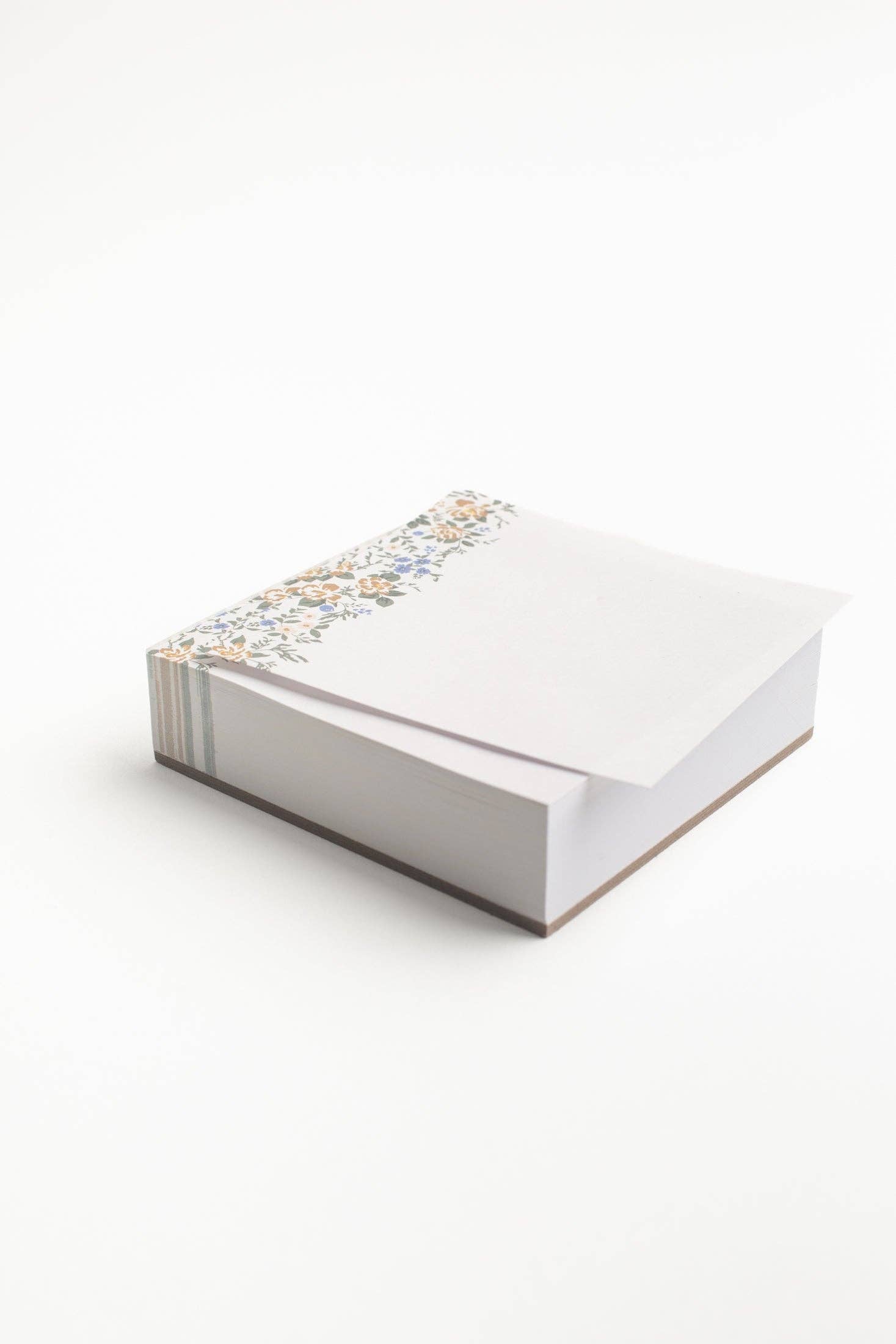 Blossom Mini Note Block - Floral Notepad