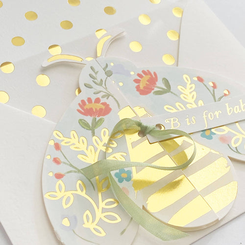 Bee is for Baby Greeting Card
