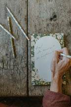 Blossom Large Notepad | Green Meadow Floral