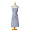 Blue And White Stripe Apron Multi Cotton Everyday