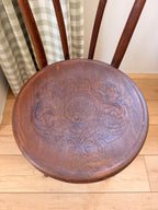 Antique J. & J. Kohn Bentwood Chair with Embossed Seat