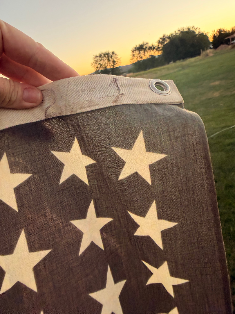 Mid-century Vintage 50-star American Flag