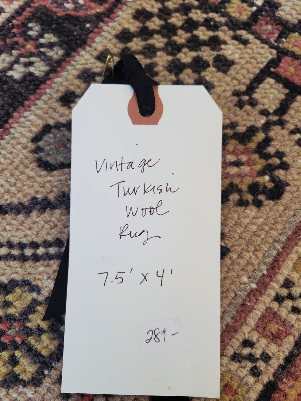 Vintage Turkish Wool Rug
