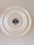 Vintage Kensington Ironstone "Balmoral" Blue & White Plate - 10"