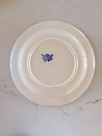Vintage Royal China Blue & White "Windmill" Plate - 9"