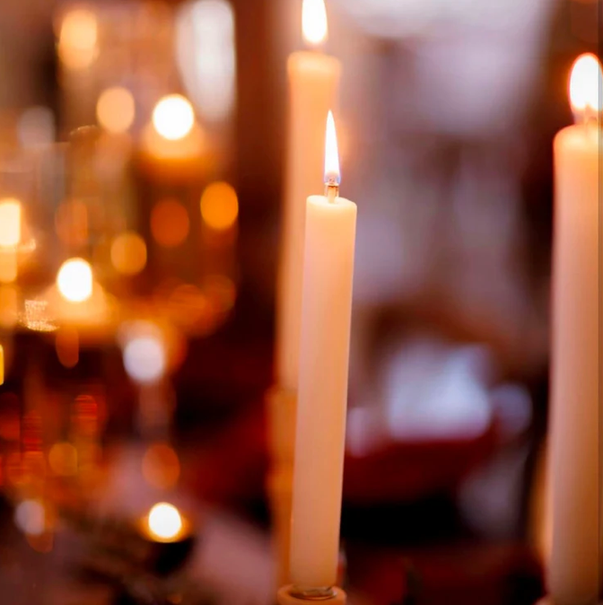 Lucid Taper Candle-Natural