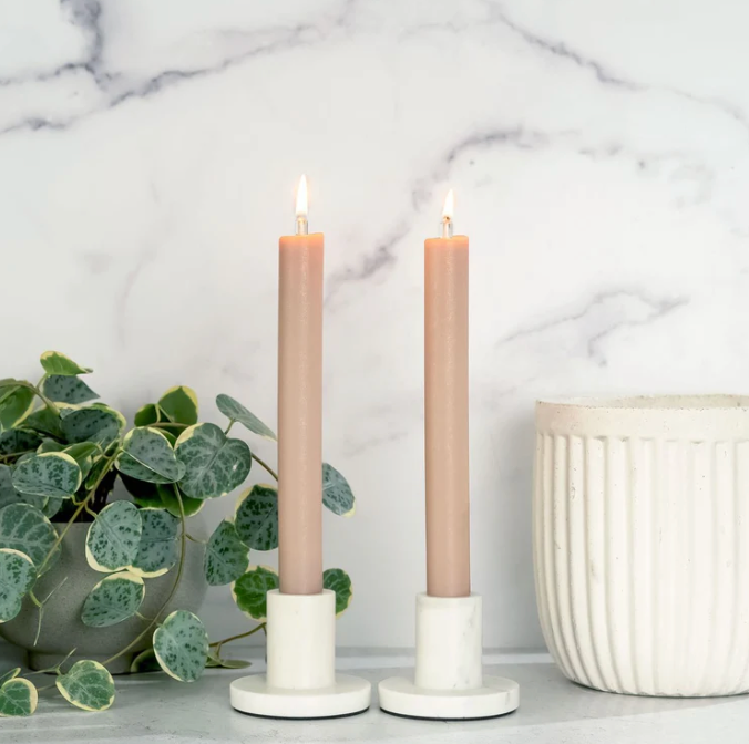 Lucid Taper Candle-Sand