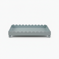 Enameled Metal Decorative Tray- Blue 8X12