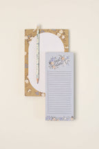 Blossom List Notepad - Blue Floral To-Do List