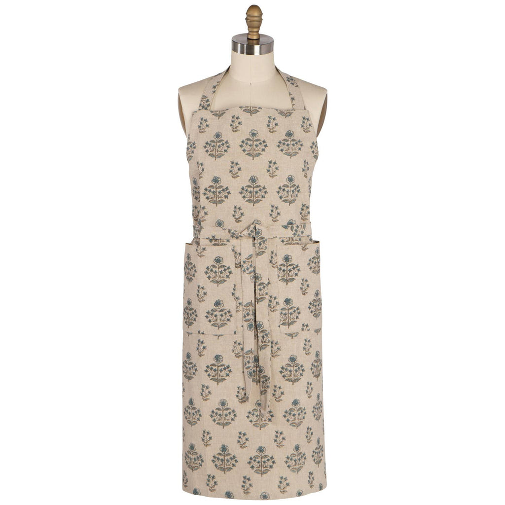 Salvia Block Print Apron