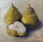 "Sliced Pear" Print: 5x5