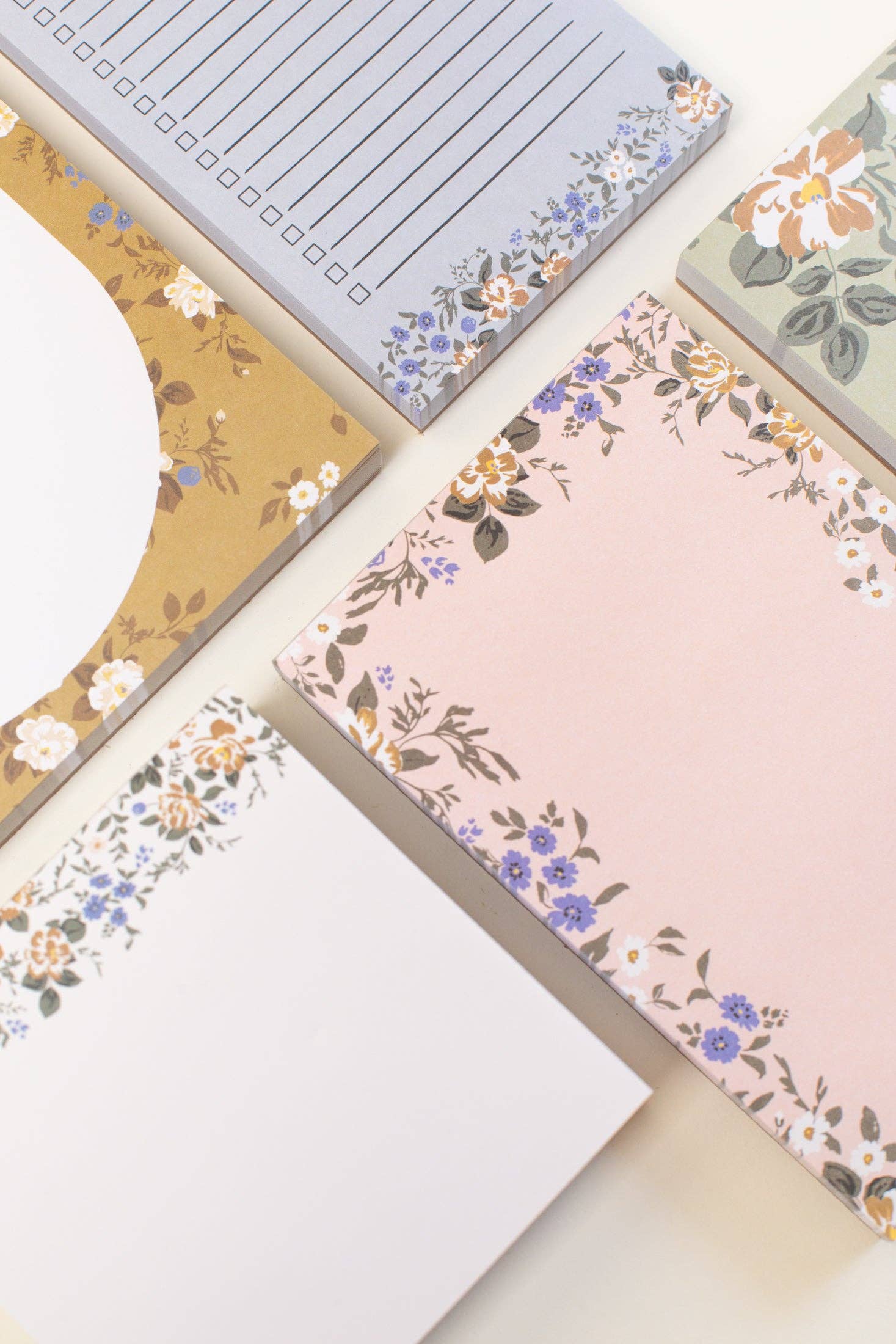 Blossom Mini Note Block - Floral Notepad