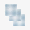 Blue Gingham Luxe Washcloth Set