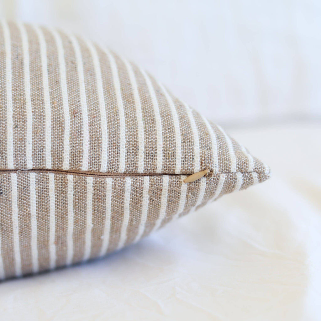 June In Tan Lumbar - 12x20" Pillow Cover