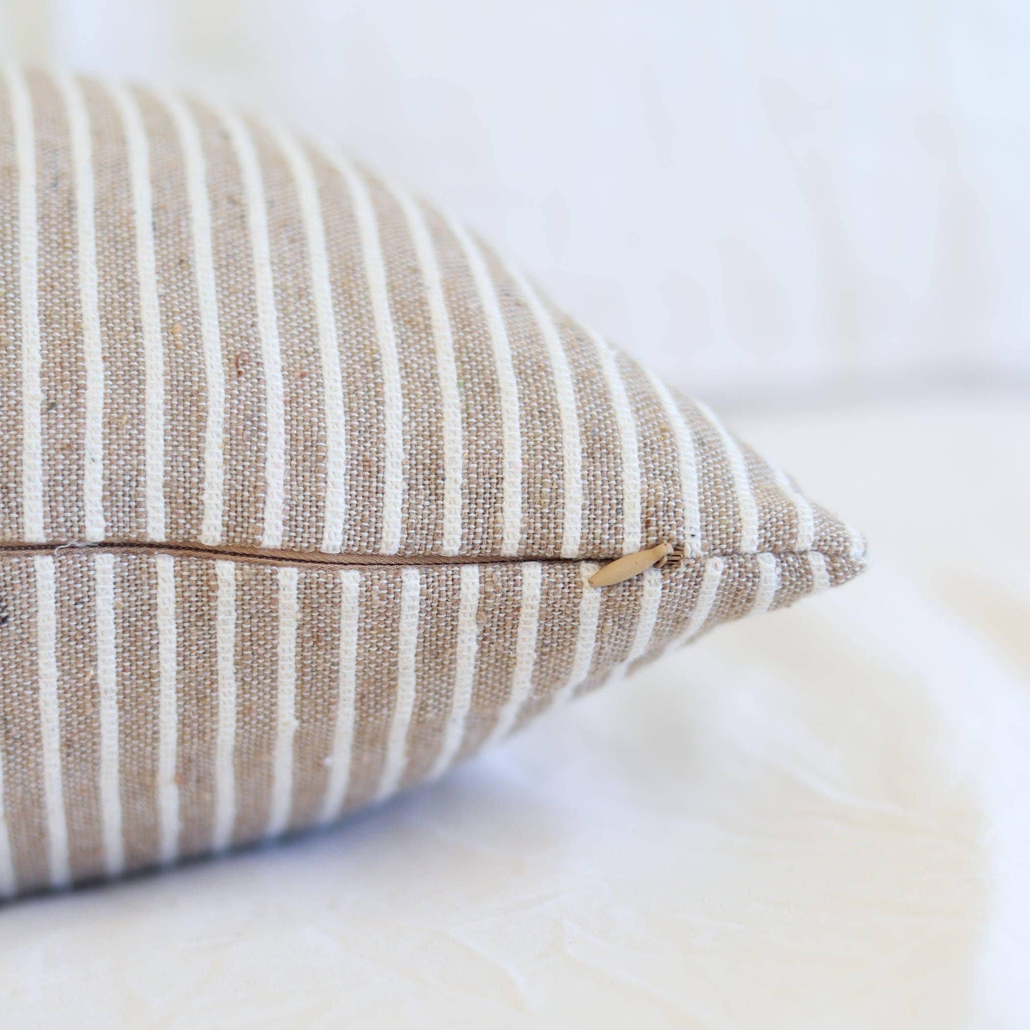 June In Tan Lumbar - 12x20" Pillow Cover