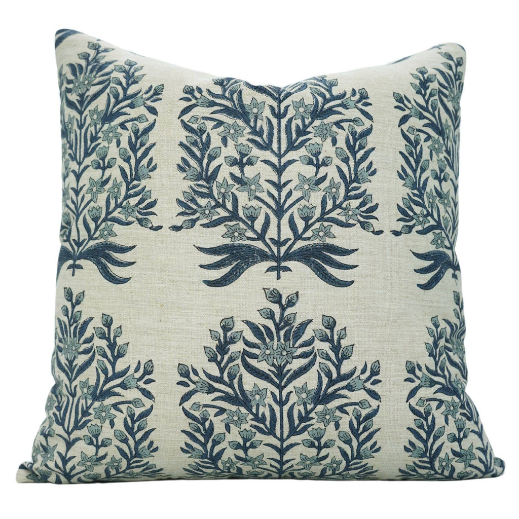Bohemian Block Linen Blend Cushion Cover - Vrindavan 20X20