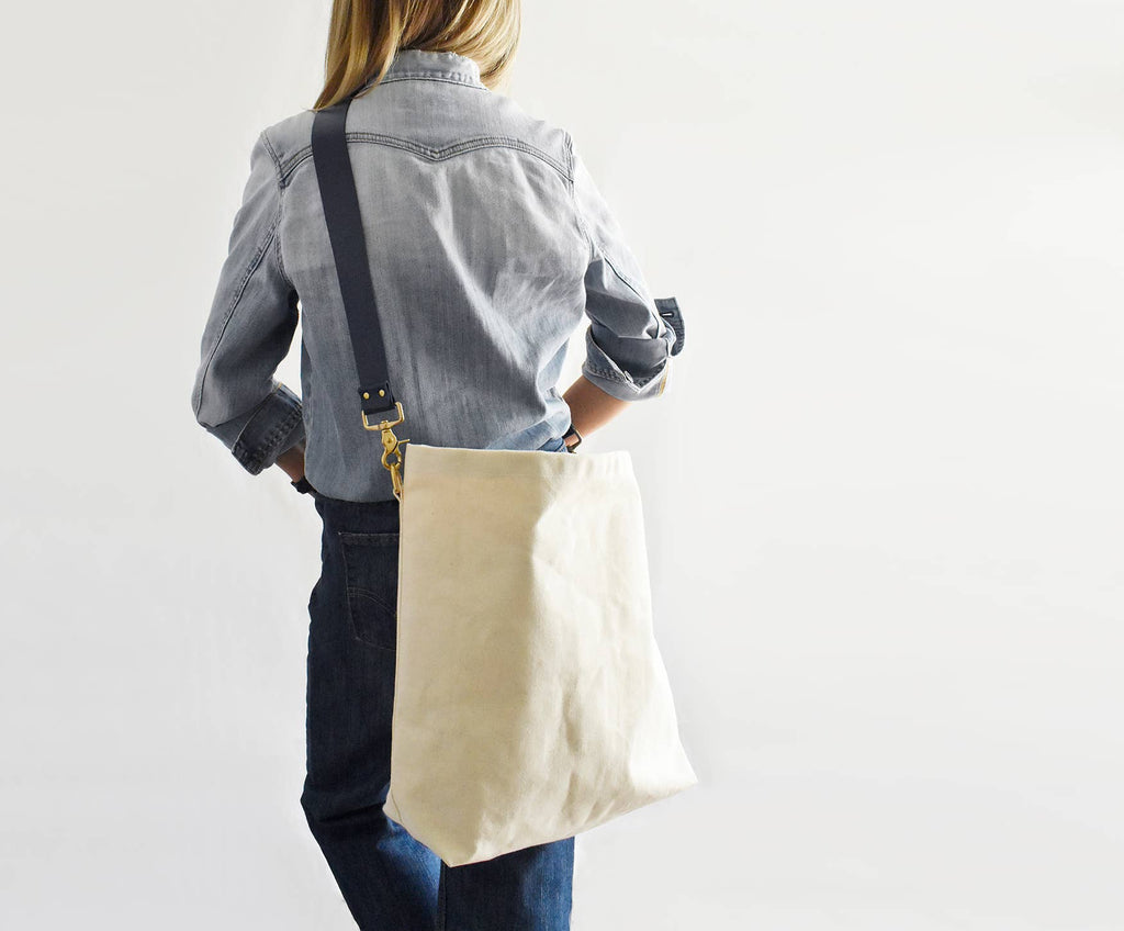 Ivory Tote Bag- Only tote - WITHOUT STRAP
